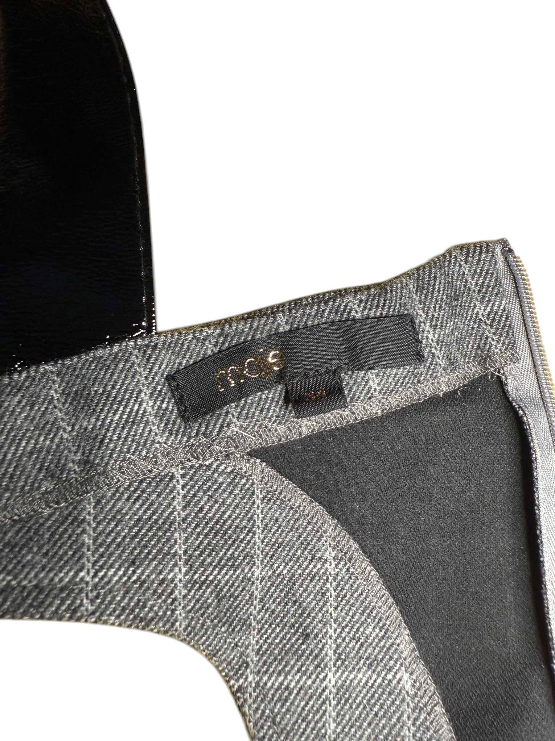 Maje grey checkered dress | Preloved