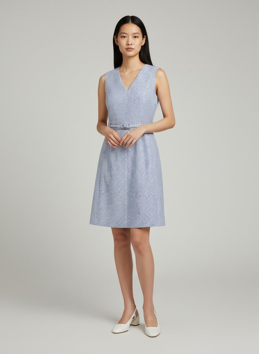 Brooks brothers striped dress | Preloved