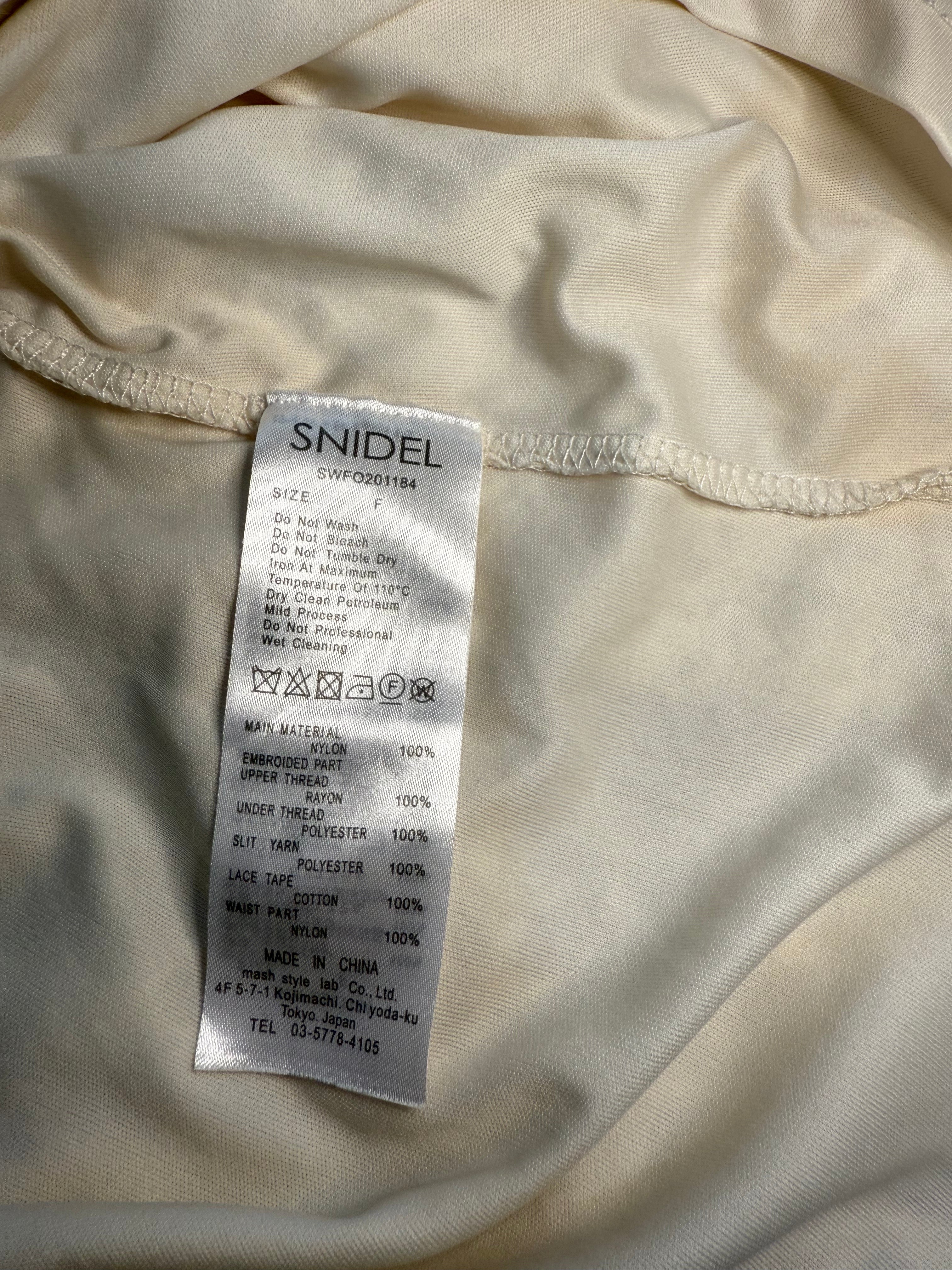 Snidel Cream white lace dress | Preloved