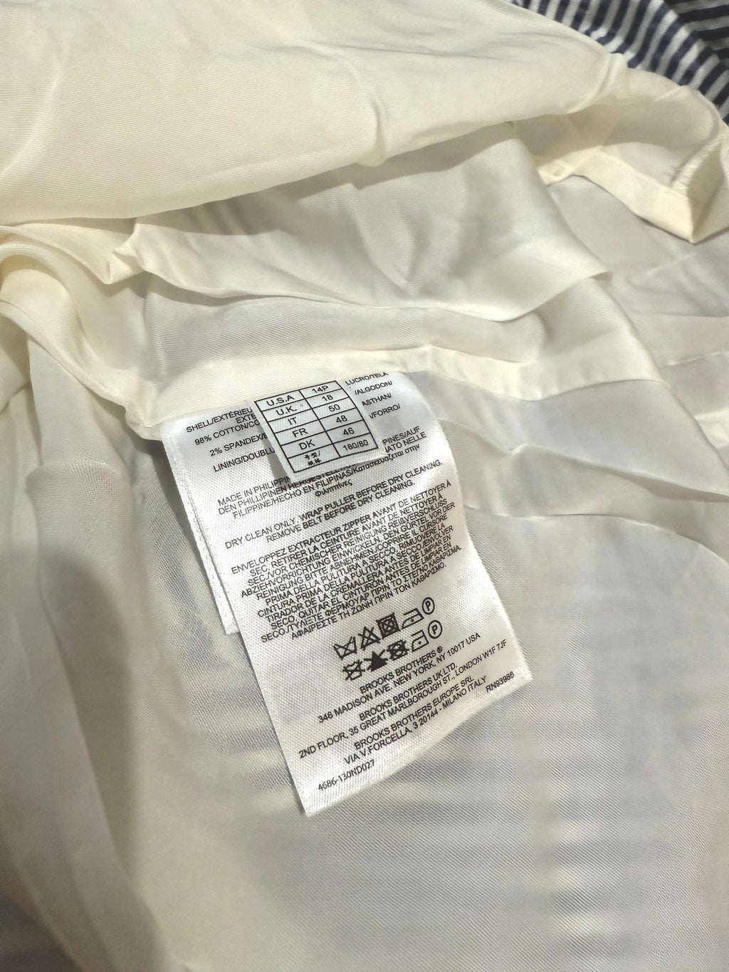 Brooks brothers striped dress | Preloved