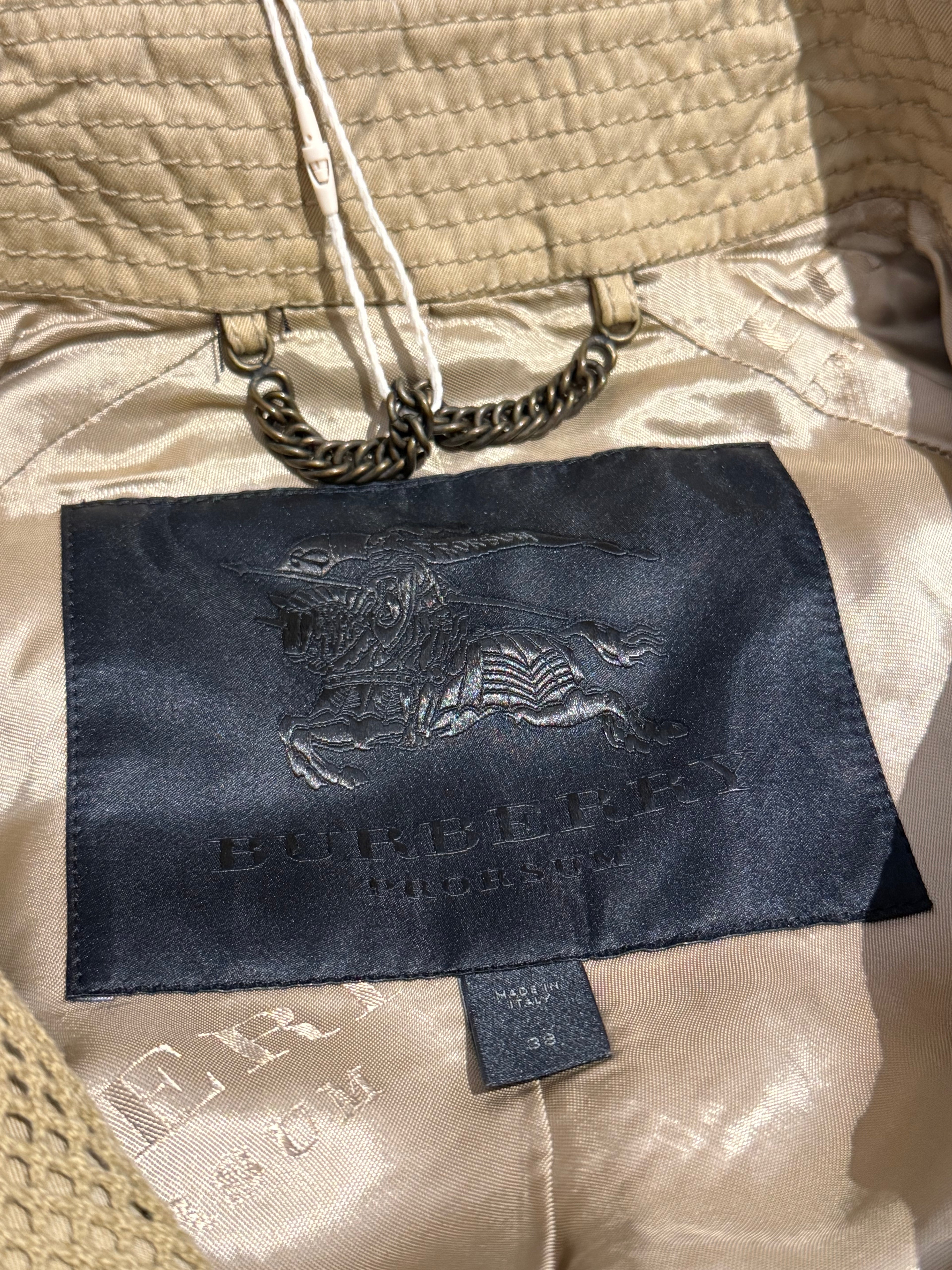 Burberry Mesh & Leather Moto Jacket — Preloved Designer | Heirora