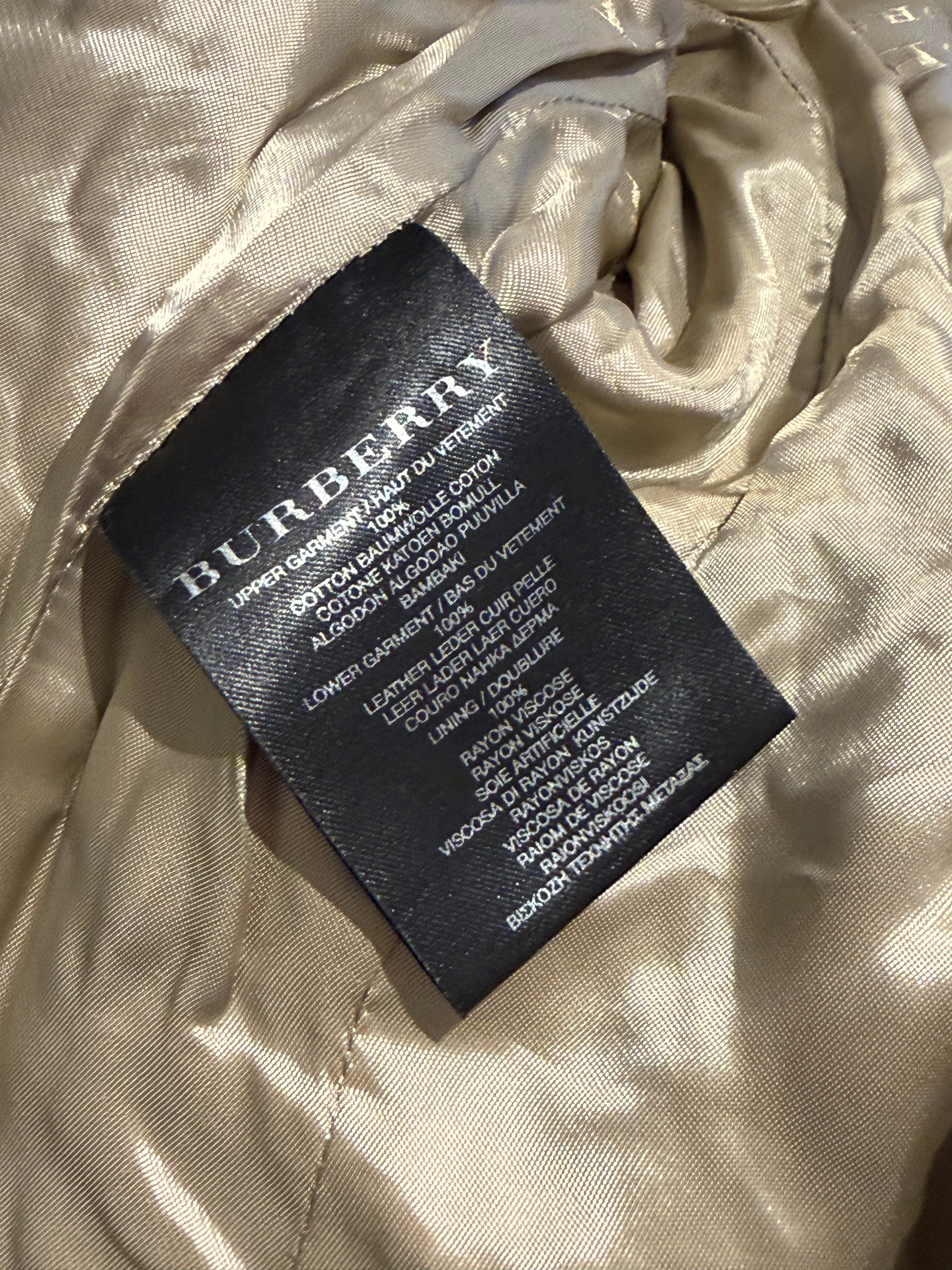 Burberry Mesh & Leather Moto Jacket — Preloved Designer | Heirora