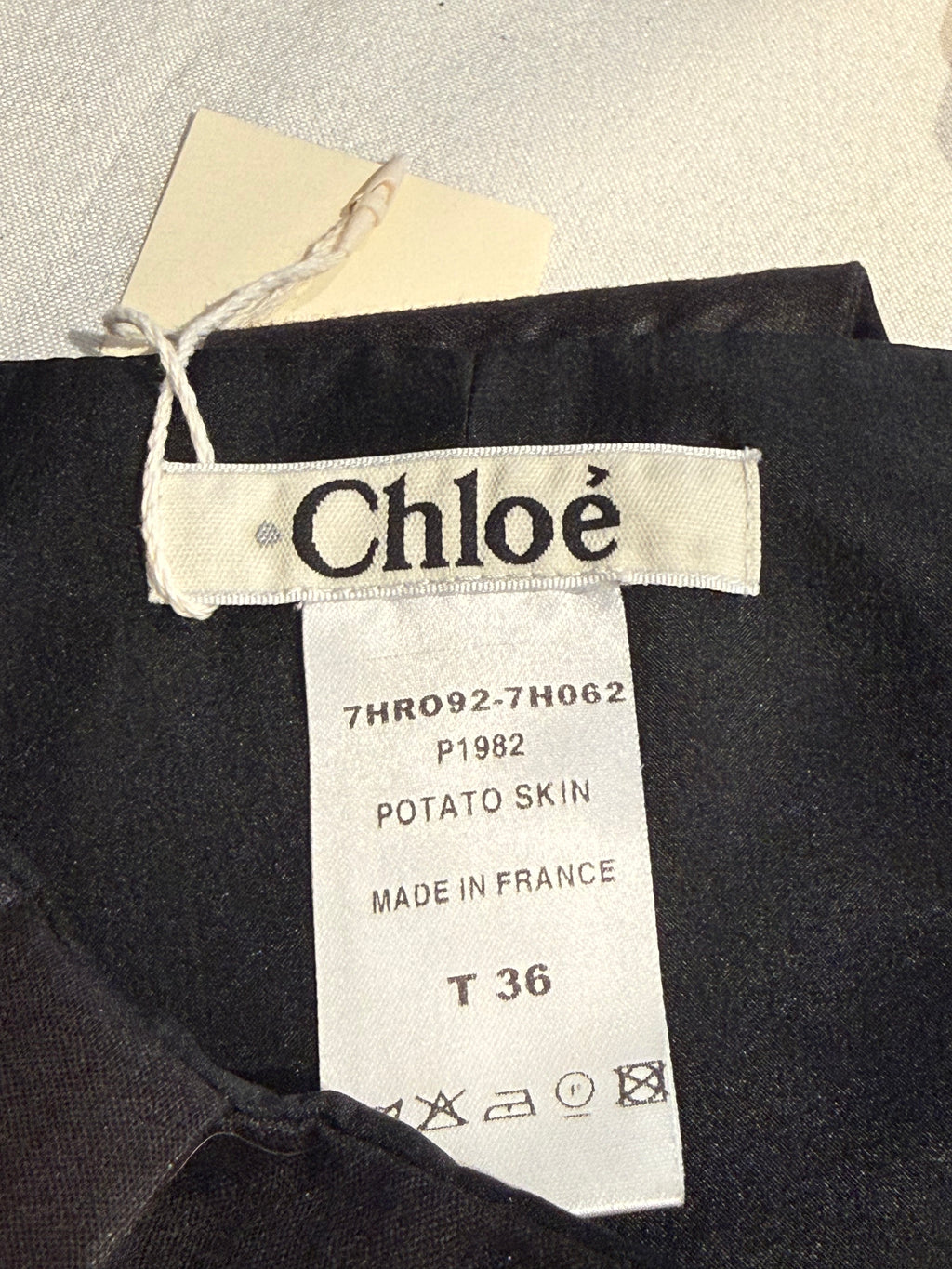 Chloé Off-Shoulder Silk Mini Dress Size 36 | Preloved Designer Cocktail Dress