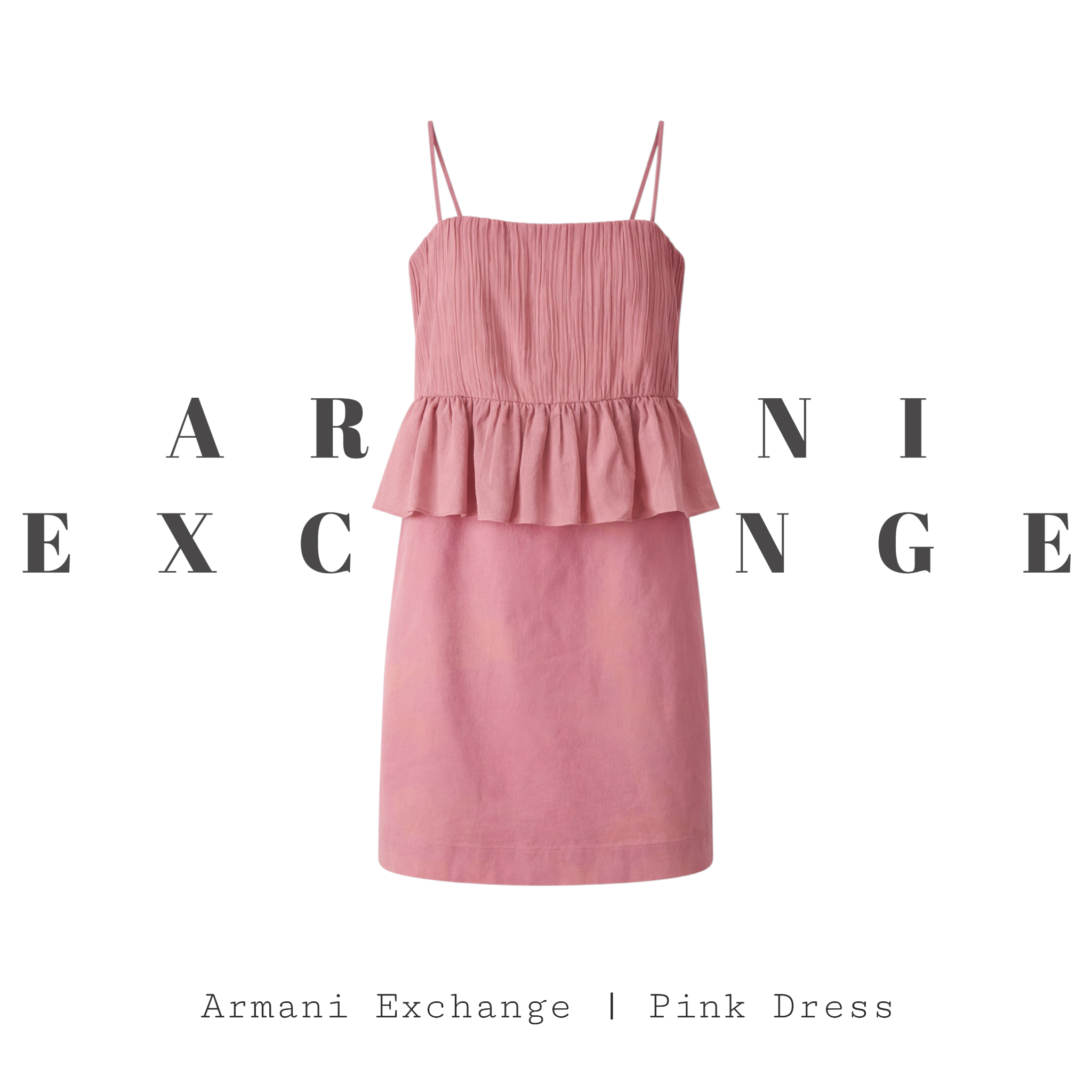 Armani Exchange 粉紅色洋裝 | 二手