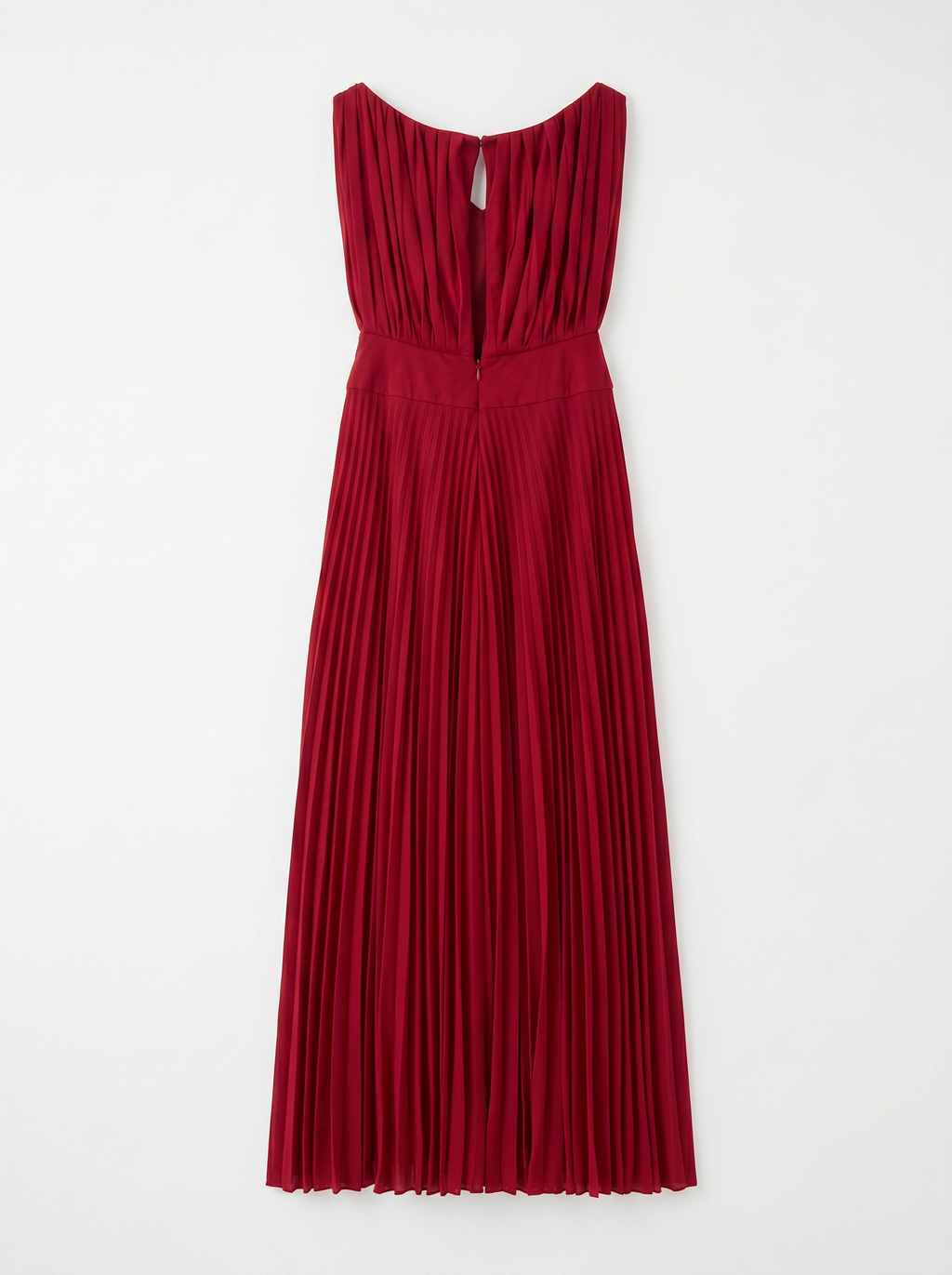 Maison Margiela Red Pleated Romper Maxi Dress – Size 38 (4) | Preloved