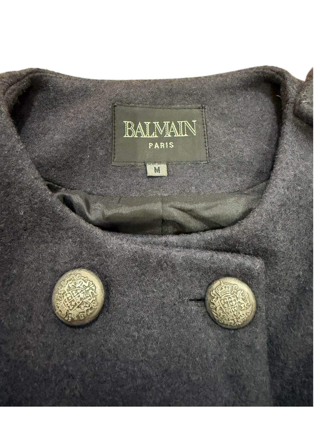 Balmain Vintage Grey Sleeveless Dress | Preloved