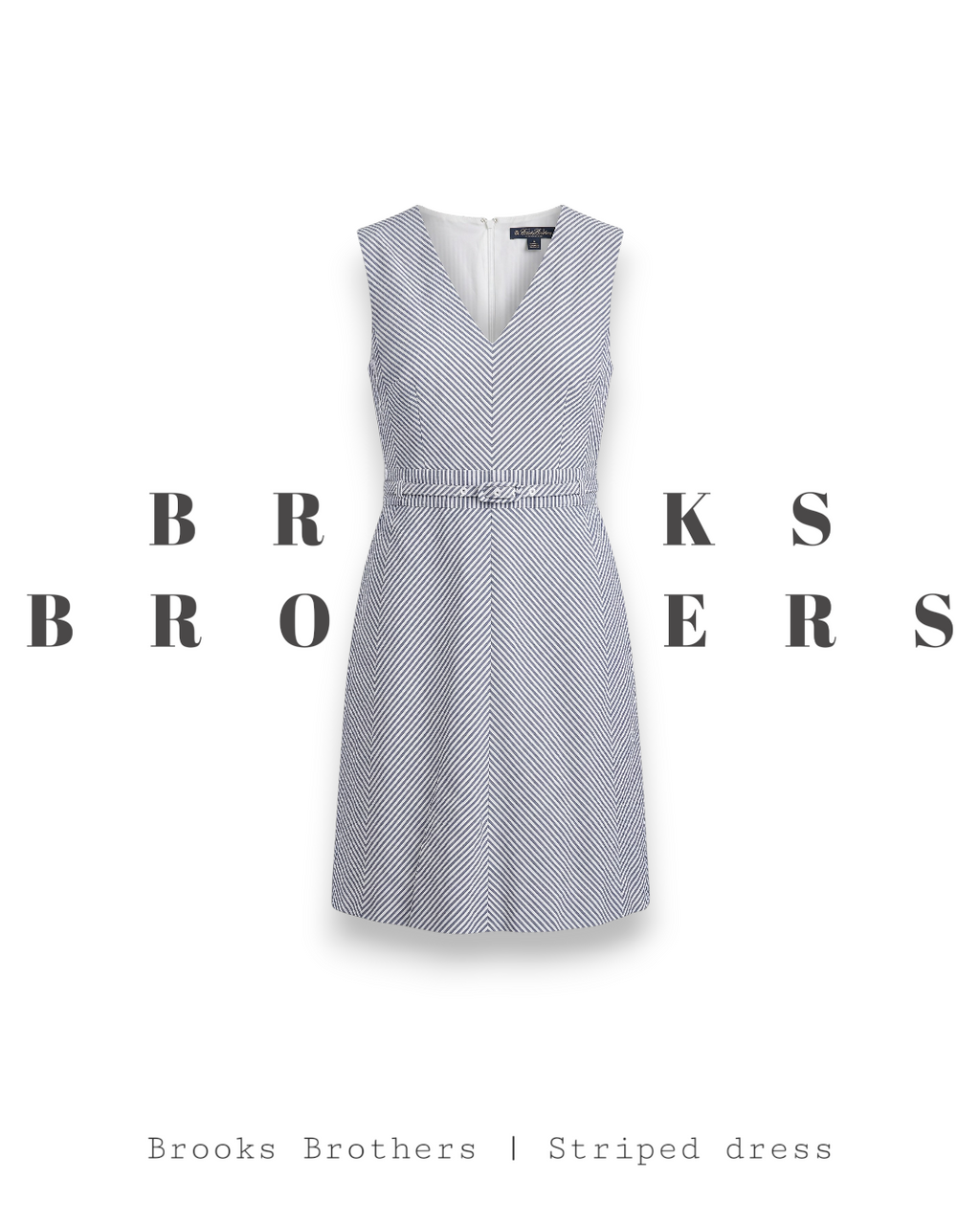 Brooks brothers striped dress | Preloved