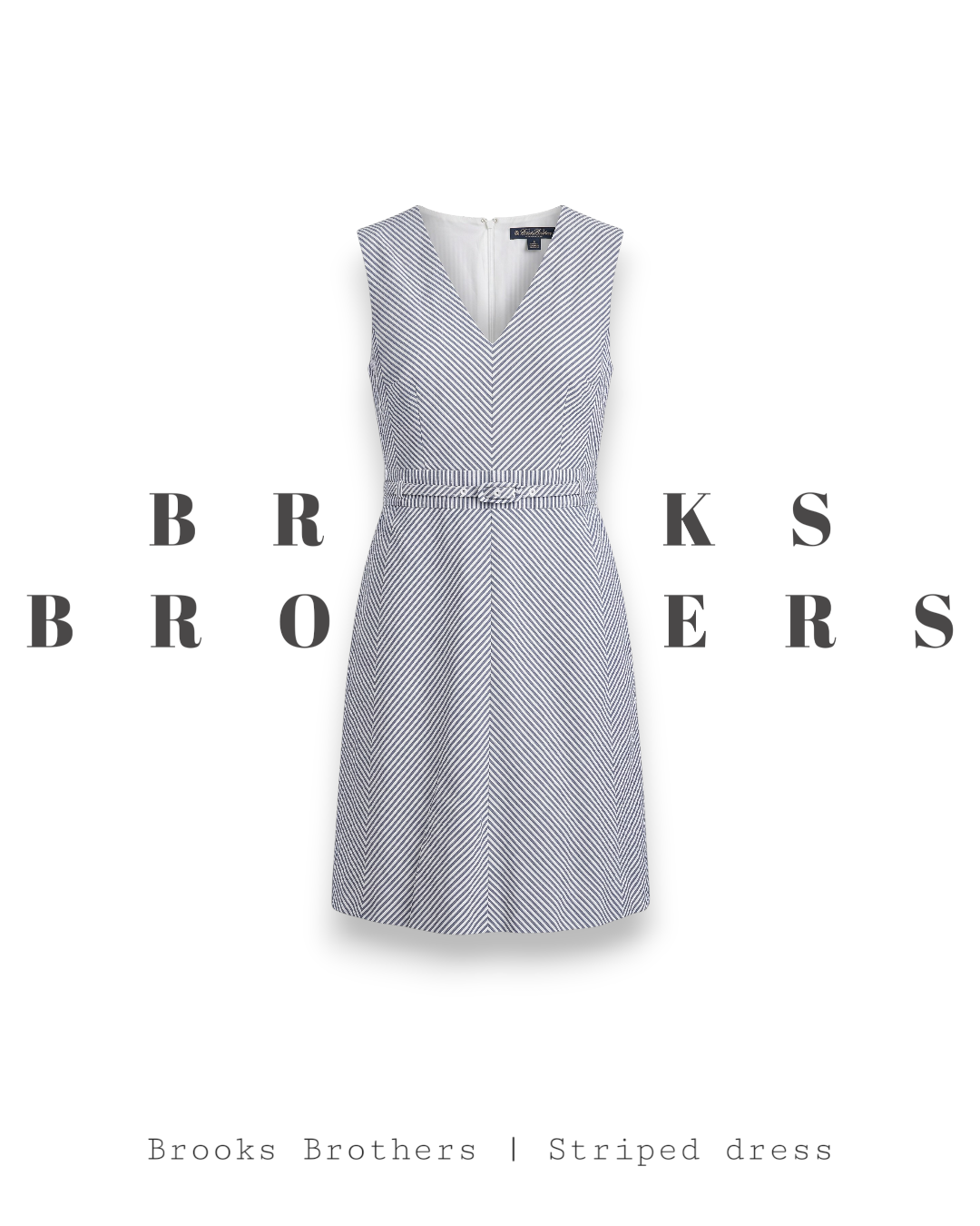 Brooks brothers striped dress | Preloved