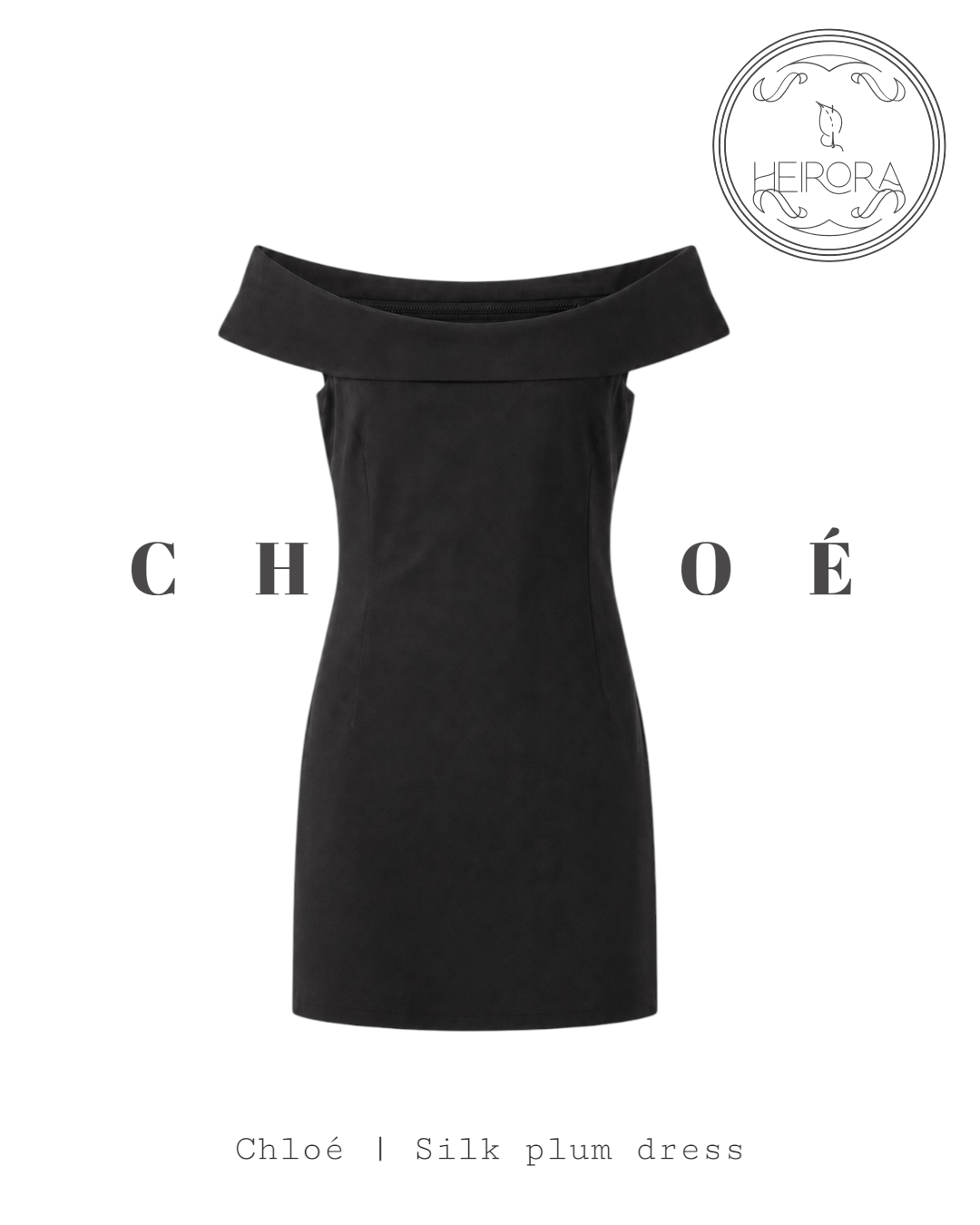 Chloé Off-Shoulder Silk Mini Dress Size 36 | Preloved Designer Cocktail Dress