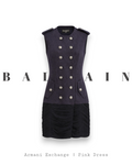 Balmain Vintage Grey Sleeveless Dress | Preloved